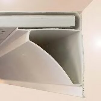 Camfly PVC Small Top Corner Cornice F2-L F3-L